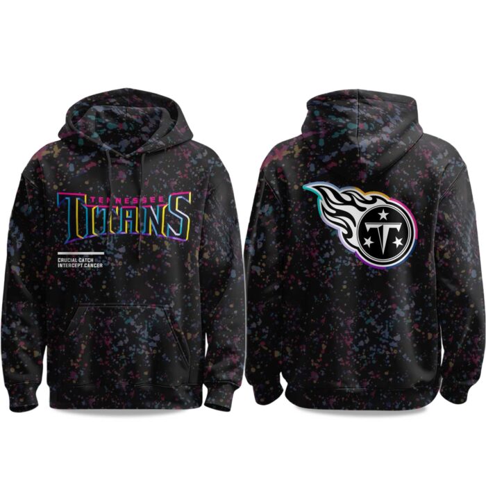 2025 Tennessee Titans Crucial Catch Intercept Cancer Hoodie CRC1007