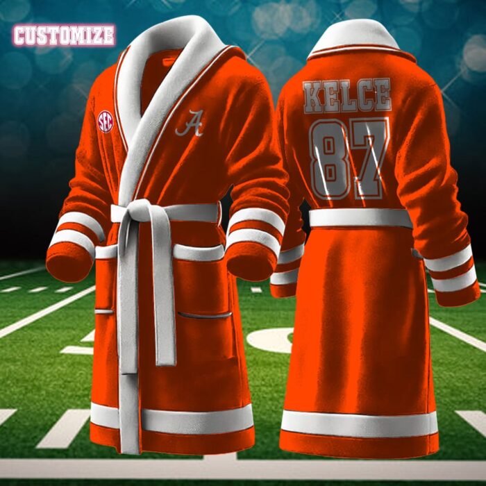 Alabama Crimson Tide NCAA Personalized Fleece Bathrobe