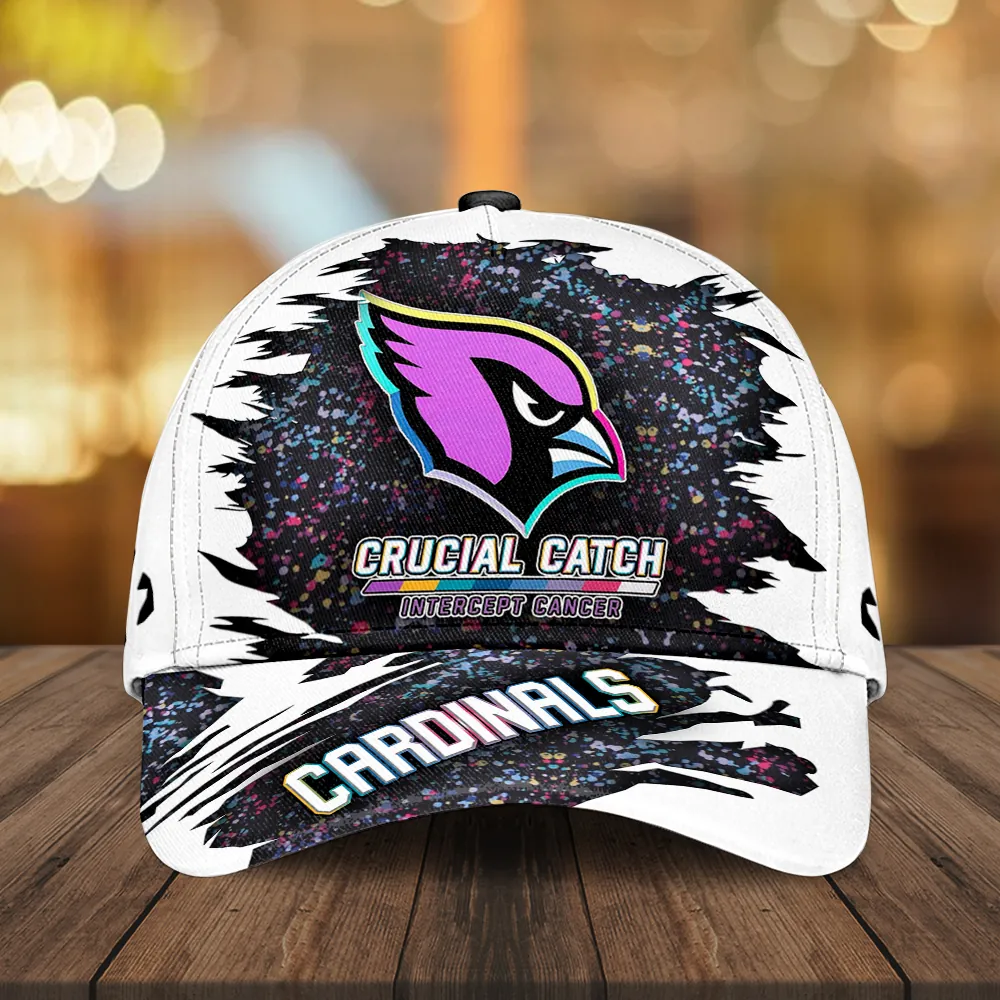 Arizona Cardinals x Crucial Catch Intercept Cancer Classic Cap