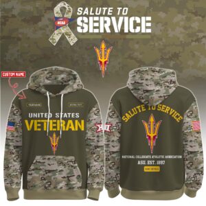 Arizona State Sun Devils 2025 Salute To Service Unisex Performance Hoodie