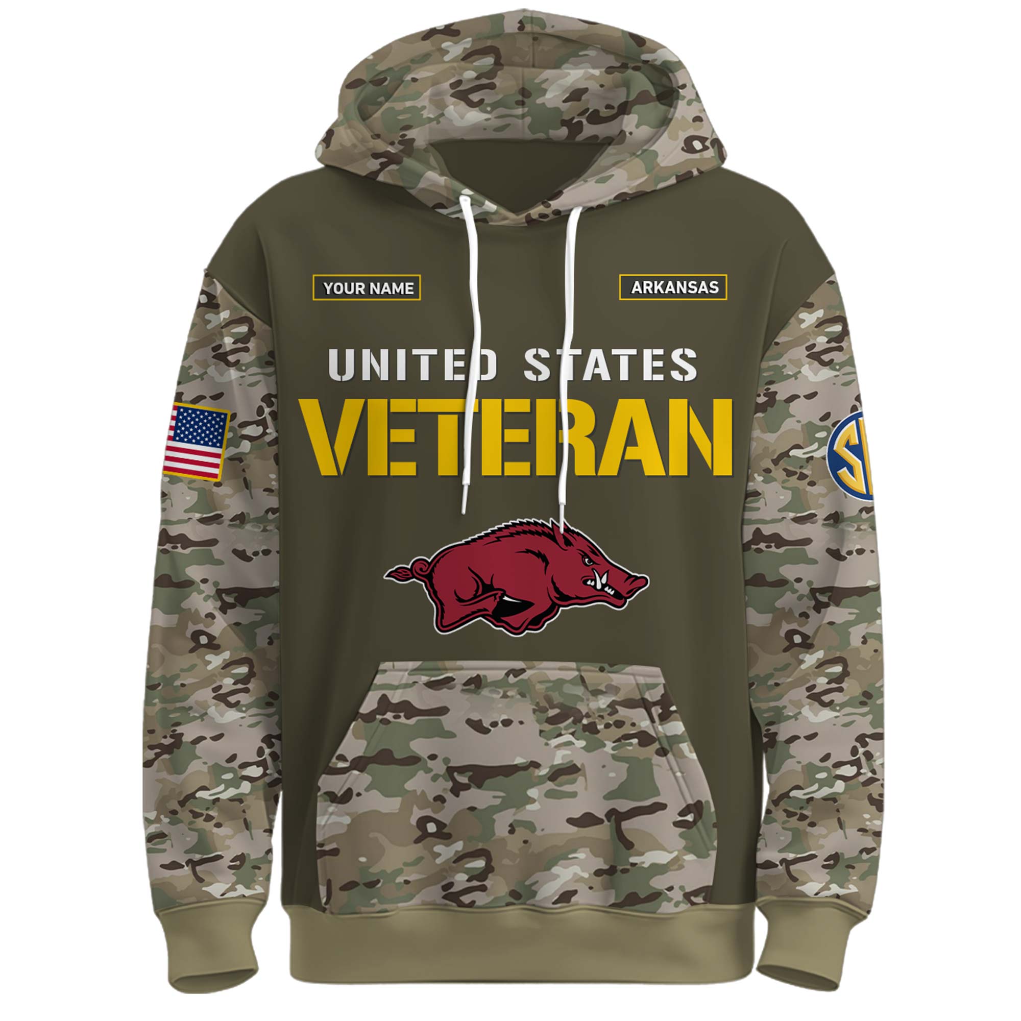 Arkansas-Razorbacks-2025-Salute-To-Service-Unisex-Performance-Hoodie-1