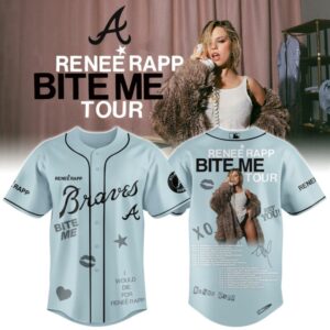 Atlanta Braves x Renee Rap "BITE ME TOUR" 2025 Baseball Baseball Jersey
