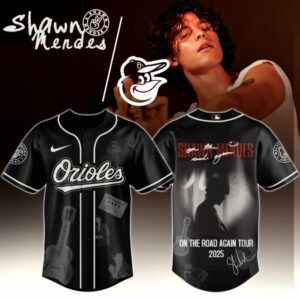 Baltimore Orioles x Shawn Mendes "On The Road Again World Tour " Baseball Jersey