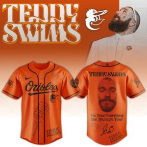 Baltimore Orioles x Teddy Swims "I've Tried Everything But Therapy Tour" Baseball Jersey