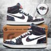 Baltimore Ravens Crucial Catch 2025 AJ1 High Top Sneaker