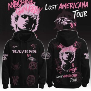 Baltimore Ravens x MGK " The Lost Americana Tour " Hoodie