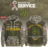 Baylor Bears 2025 Salute To Service Unisex Performance Hoodie