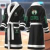 Boston Celtics NBA Personalized Fleece Bathrobe