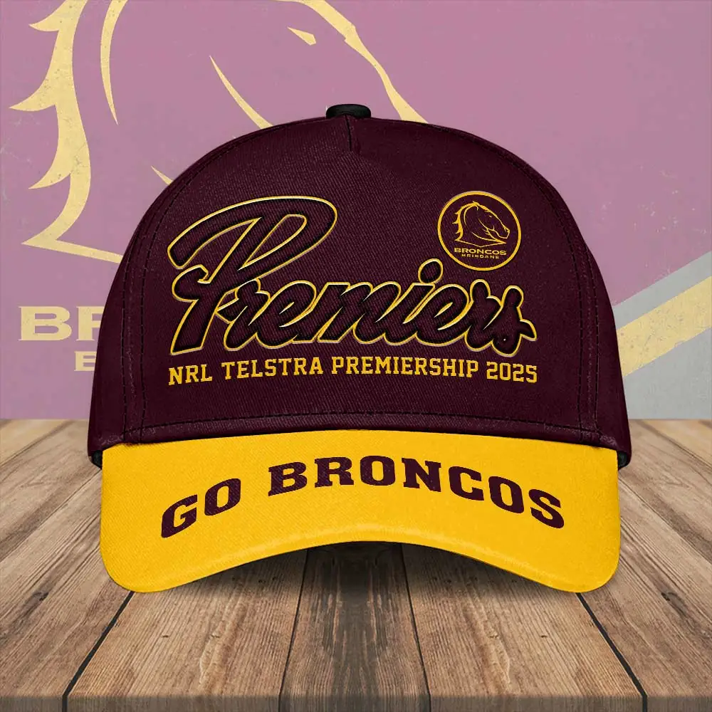 Brisbane Broncos 2025 NRL Premiers Classic Cap GNE5033