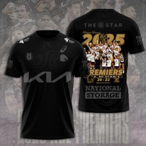 Brisbane Broncos 2025 Premiership Unisex Performance T-Shirt GNE5087
