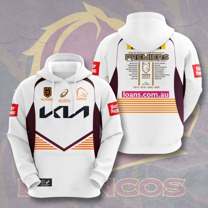 Brisbane Broncos Unisex Performance Hoodie GNE5095