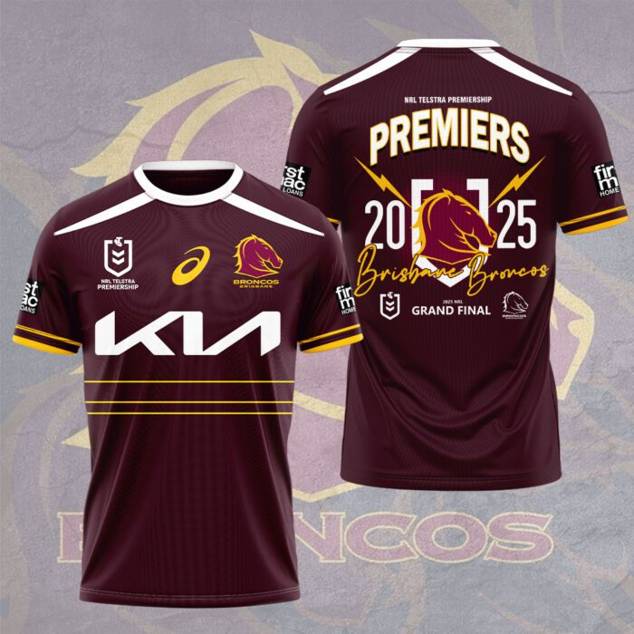 Brisbane Broncos Unisex Performance T-Shirt GNE5082