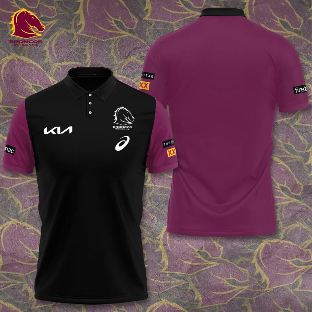 Brisbane Broncos Win First NRL Premiership Polo Shirt BBF1075