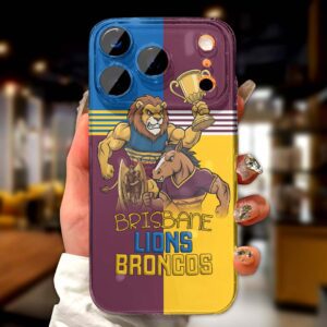 Brisbane Lions x Brisban Broncos 2025 Premiers Phone Case VGN1004