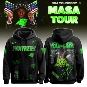 Carolina Panthers x NBA YoungBoy Masa Tour Hoodie
