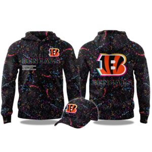 Cincinnati Bengals Crucial Catch Intercept Cancer 2025 Hoodie CRC1035