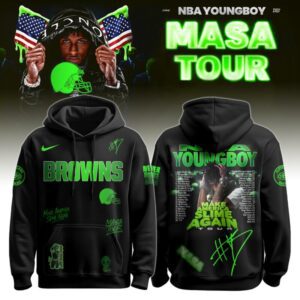 Cleveland Browns x NBA YoungBoy Masa Tour Hoodie