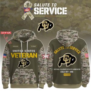 Colorado Buffaloes 2025 Salute To Service Unisex Performance Hoodie