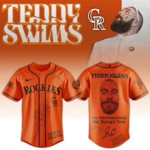Colorado Rockies x Teddy Swims "I've Tried Everything But Therapy Tour" Baseball Jersey