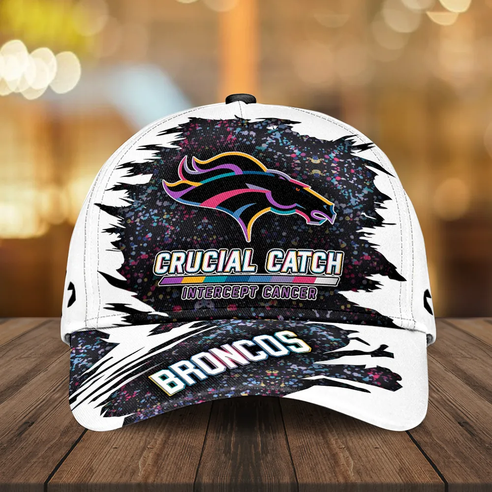 Denver Broncos x Crucial Catch Intercept Cancer Classic Cap