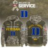 Duke Blue Devils 2025 Salute To Service Unisex Performance Hoodie