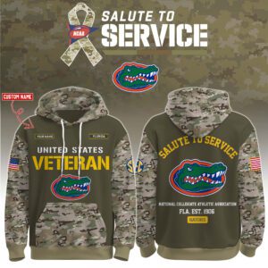 Florida Gators 2025 Salute To Service Unisex Performance Hoodie