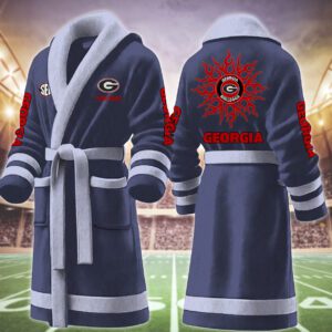 Georgia Bulldog NCAA Personalized Fleece Bathrobe