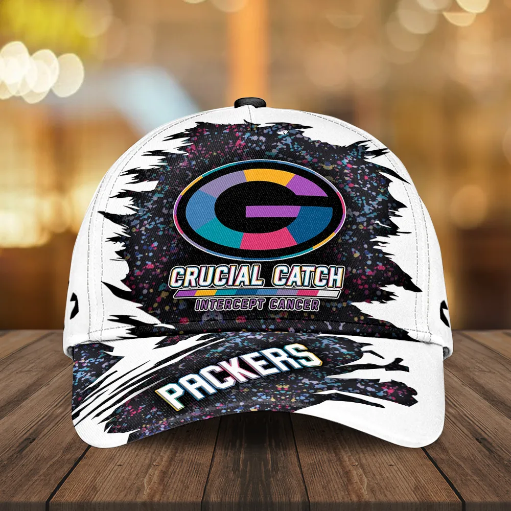 Green Bay Packers x Crucial Catch Intercept Cancer Classic Cap