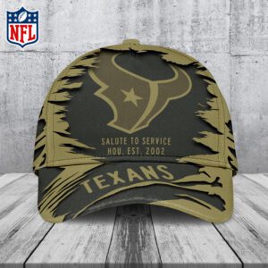 Houston Texans 2025 Salute to Service Classic Cap