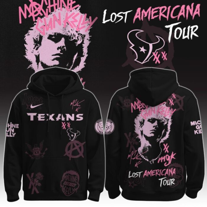 Houston Texans x MGK " The Lost Americana Tour " Hoodie