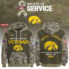 Iowa Hawkeyes 2025 Salute To Service Unisex Performance Hoodie