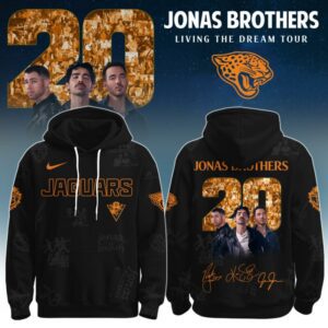 Jacksonville Jaguars x Jonas Brothers "JONAS20: Living The Dream Tour" Unisex Hoodie
