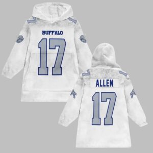 Josh Allen Bills Rivalries Cold Front Unisex Blanket