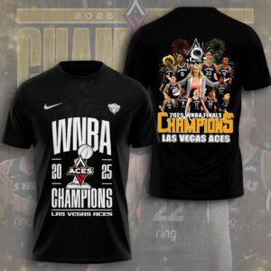 Las Vegas Aces 2025 WNBA Champions Unisex Performance T-Shirt GNE5076