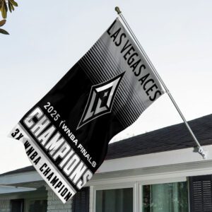 Las Vegas Aces 2025 WNBA Finals Champions 3D House Flag Outdoor Flag GNE5044
