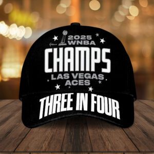 Las Vegas Aces 2025 WNBA Finals Champions Classic Cap GNE5028