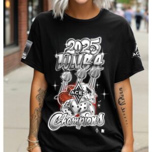 Las Vegas Aces 2025 WNBA Finals Champions Unisex Performance T-Shirt GNE5061