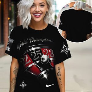 Las Vegas Aces 2025 WNBA Finals Champions Unisex Performance T-Shirt GNE5062