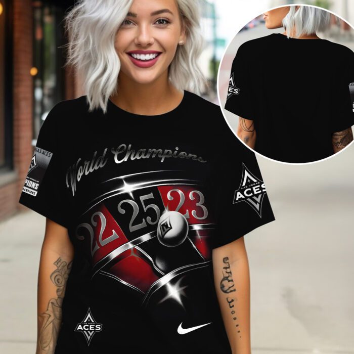 Las Vegas Aces 2025 WNBA Finals Champions Unisex Performance T-Shirt GNE5062