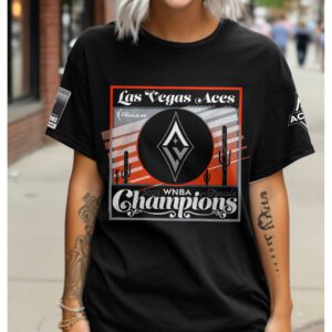 Las Vegas Aces 2025 WNBA Finals Champions Unisex Performance T-Shirt GNE5071
