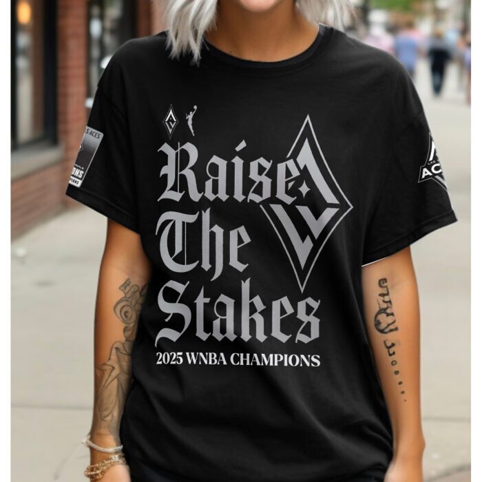 Las Vegas Aces 2025 WNBA Finals Champions Unisex Performance T-Shirt GNE5073