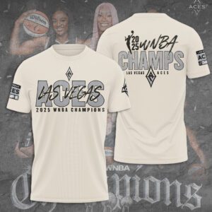 Las Vegas Aces 2025 WNBA Finals Champions Unisex Performance T-Shirt GNE5074