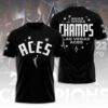 Las Vegas Aces 2025 WNBA Finals Champions Unisex Performance T-Shirt GNE5077