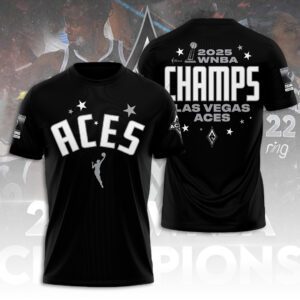 Las Vegas Aces 2025 WNBA Finals Champions Unisex Performance T-Shirt GNE5077