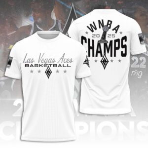 Las Vegas Aces 2025 WNBA Finals Champions Unisex Performance T-Shirt GNE5079