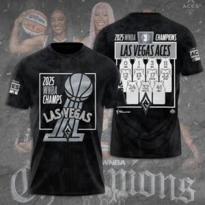 Las Vegas Aces 2025 WNBA Finals Champions Unisex Performance T-Shirt GNE5083