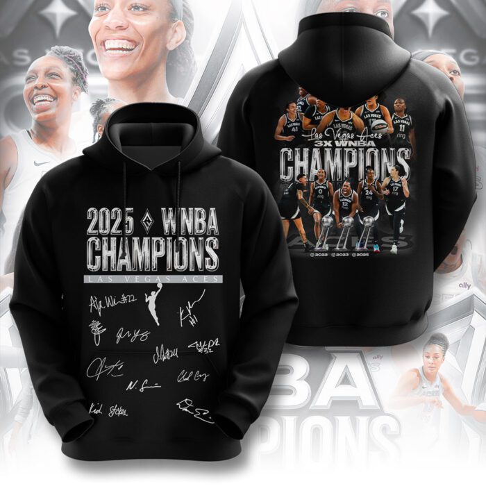 Las Vegas Aces WNBA 2025 Champions Unisex Performance Hoodie GNE5090