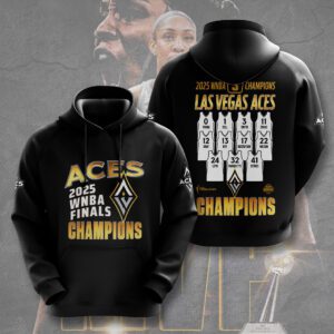 Las Vegas Aces WNBA 2025 Champions Unisex Performance Hoodie GNE5092
