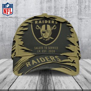 Las Vegas Raiders 2025 Salute to Service Classic Cap