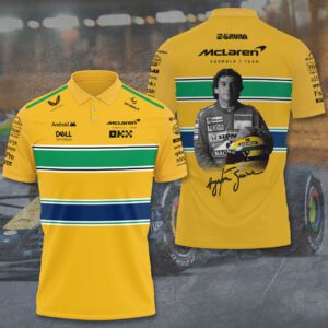 McLaren x Ayrton Senna Polo Shirt VGN1127
